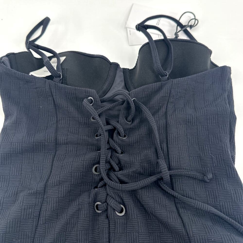 Onia Women's Black Helena One Piece Swimsuit Size S — image 7 of 8